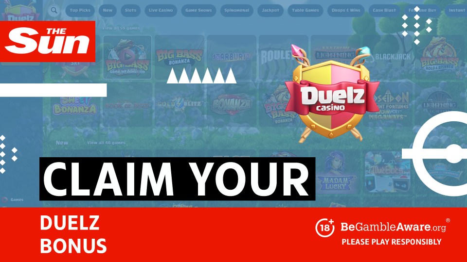 Claim your Duelz Casino bonus. 18+ BeGambleAware.org Please play responsibly.