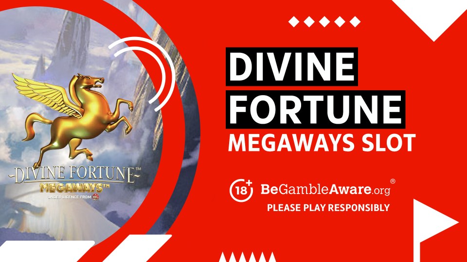 Divine Fortune Megaways slot. 18+ BeGambleAware.org Please play responsibly.