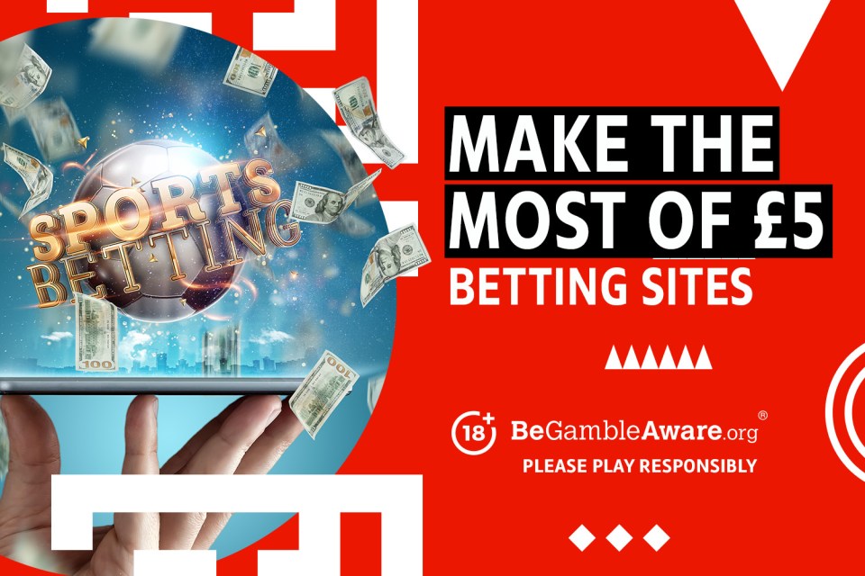 Make the most of £5 betting sites. 18+ BeGambleAware.org Please play responsibly.