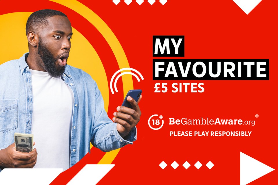 My favourite £5 sites. 18+ BeGambleAware.org Please play responsibly.