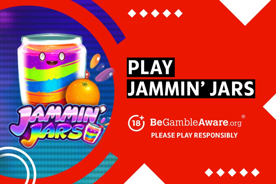 Play Jammin' Jars. 18+ BeGambleAware.org Please play responsibly.