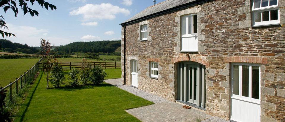 Trendeal Barn is nestled within the Arrallas Estate with lush views of the countryside