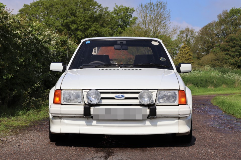 1986 Ford Escort RS Turbo<br />
One owner and just c.37,000 miles from new<br />
Sold for £41,625</p>
<p>Developed by Ford's Special Vehicle Engineering Department, the Escort RS Turbo broke cover in October 1984.</p>
<p>//www.handh.co.uk/auction/lot/lot-52---1986-ford-escort-rs-turbo