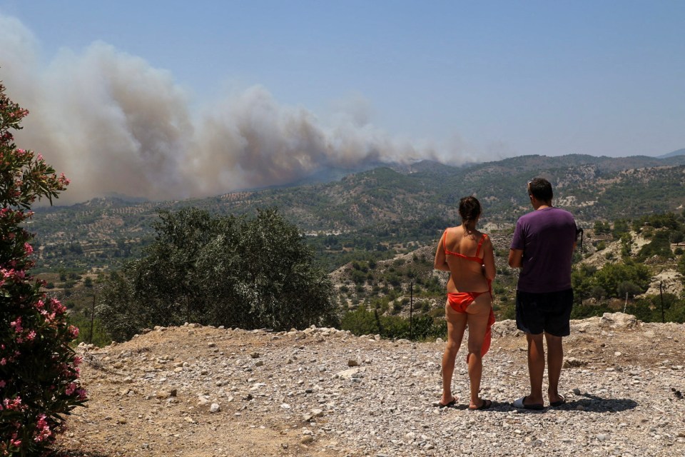 More flights have been cancelled to Rhodes following the wildfires