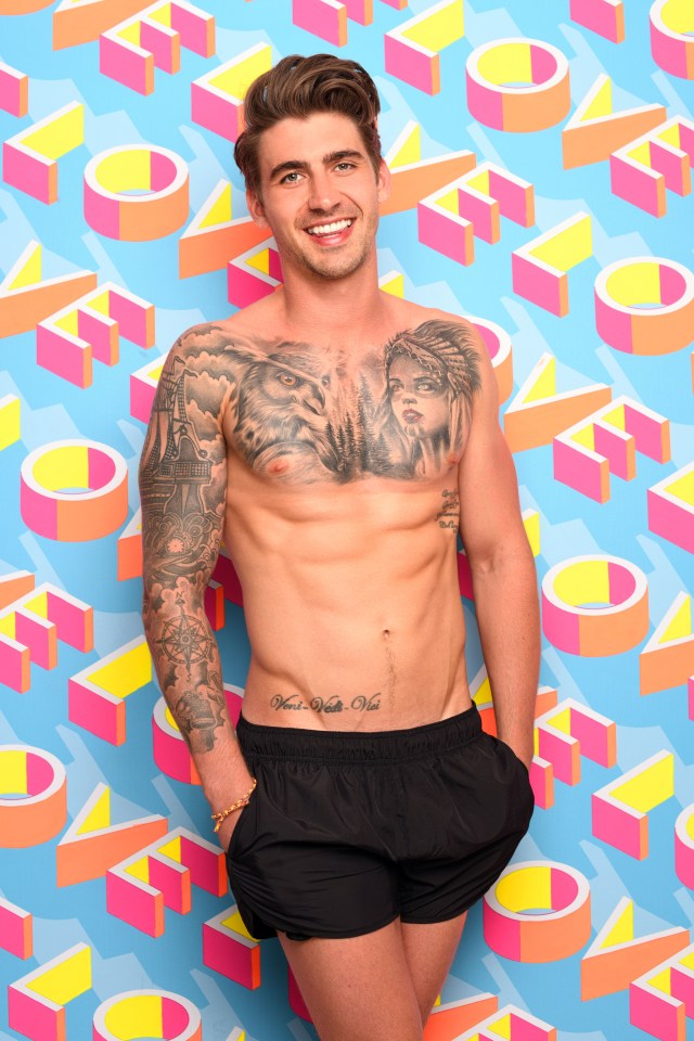 Fans will remember Chris from being on Love Island