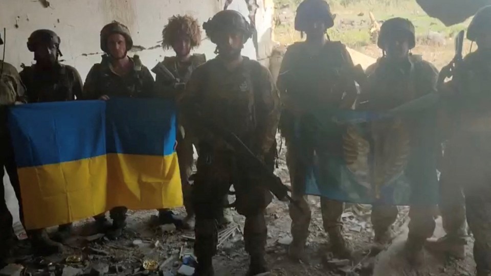 Ukrainian soldiers say they have recaptured the Ukrainian village of Staromaiorske