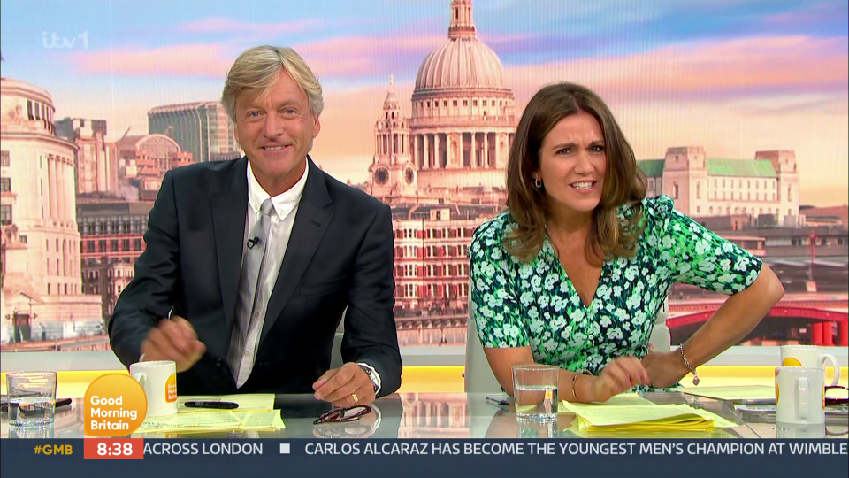 Richard with his co-host Susanna Reid