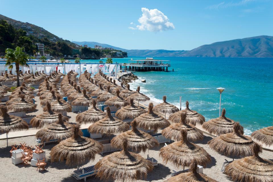 Brits can currently fly to Tirana Airport and then travel to the Albanian Riviera