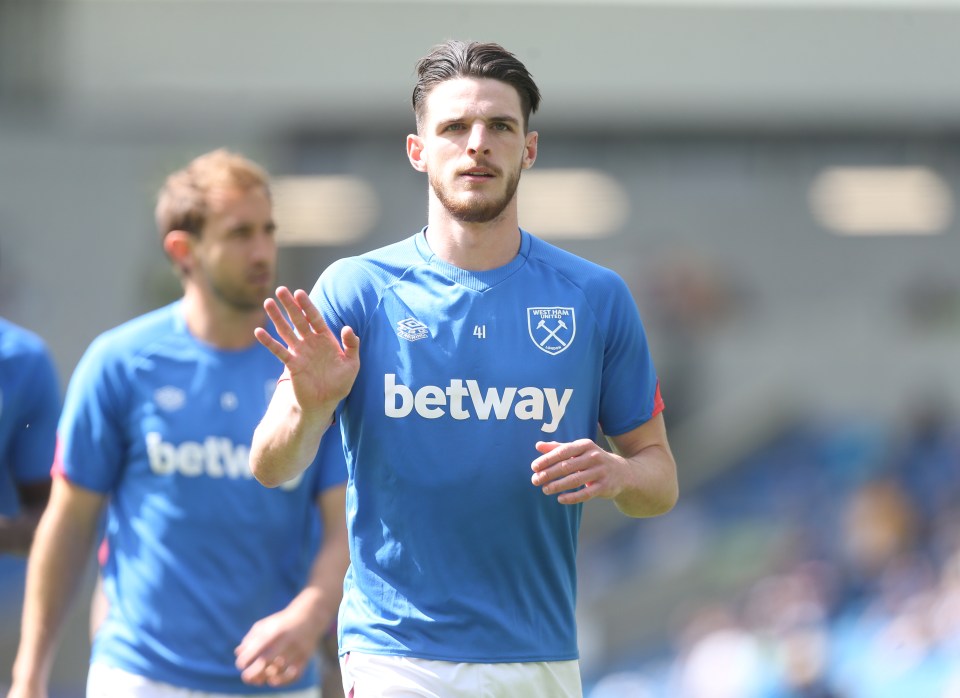 Declan Rice is set to undergo a medical today [Friday]