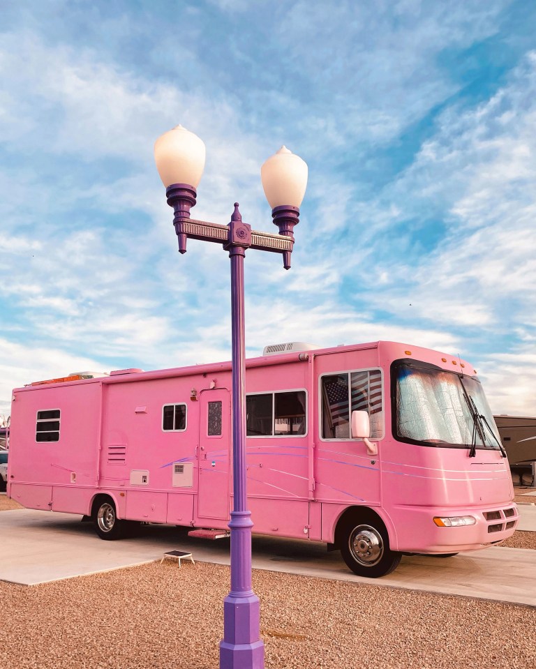 Ariana and Eric stay in RV parks across America in this unique motorhome