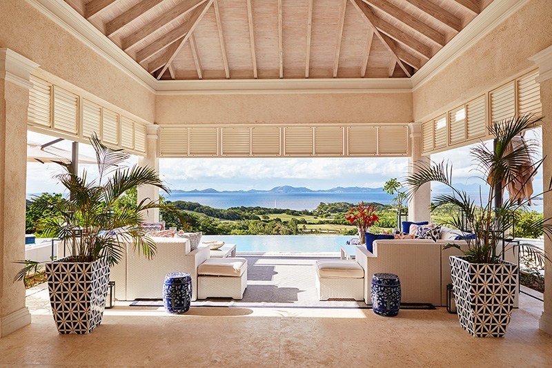 The family once spent two weeks at this £27,000-a-week villa and have visited the Caribbean island Mustique to holiday a couple of times