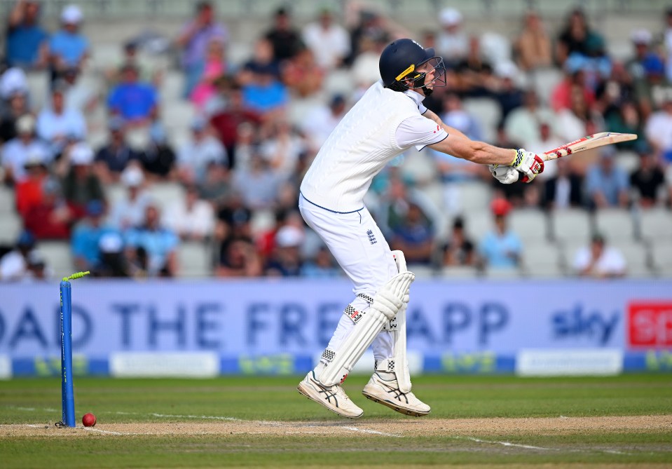 Zak Crawley was finally dismissed by Cameron Green