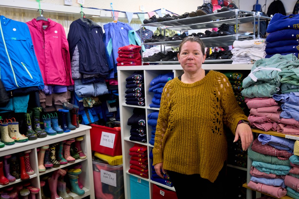 Kristina Murphy decided to help mums pay for uniforms by launching Rubery Swop Shop in Birmingham