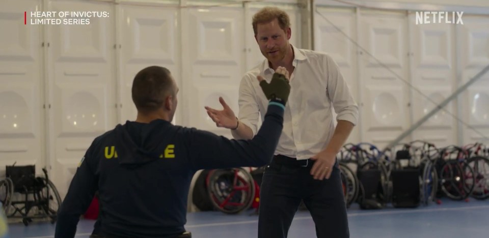 Harry meets a wounded Ukrainian soldeir in his new series