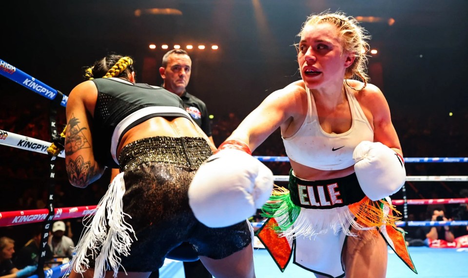 The Brit has won three of her exhibition fights so far, losing her latest one