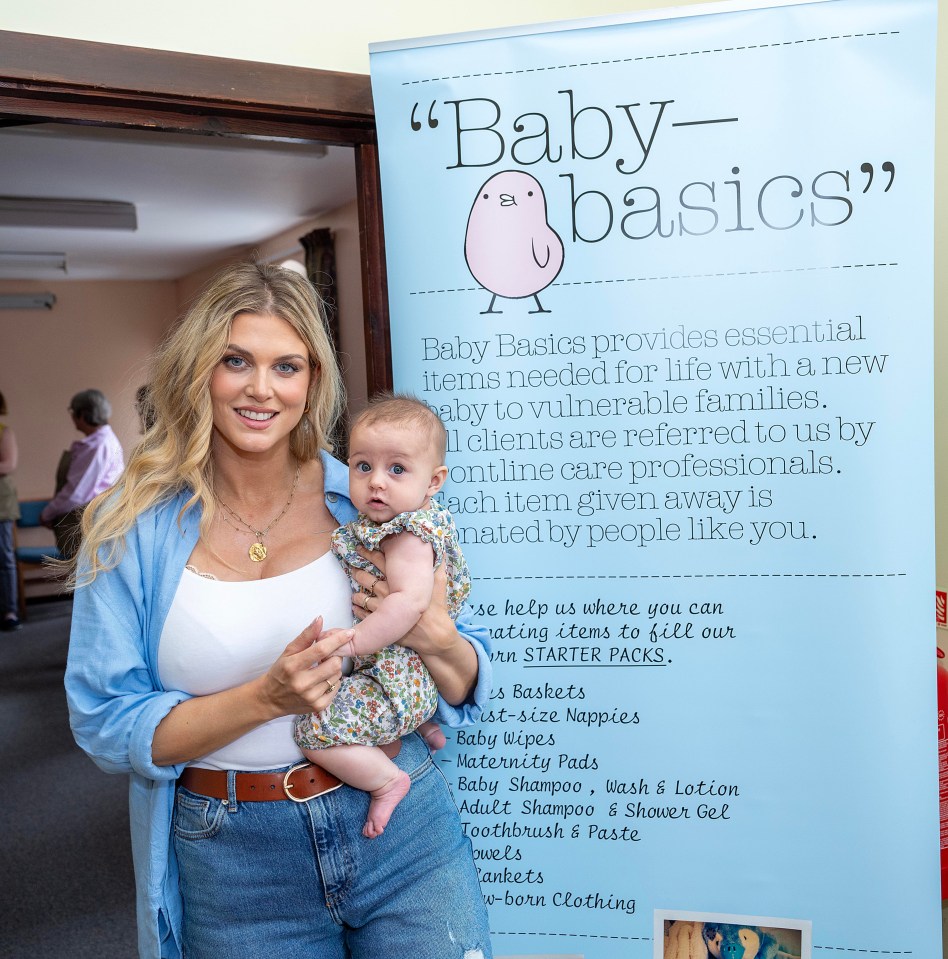 Ashley chatted to midwives and local charity workers about the importance and need for the bank in their community