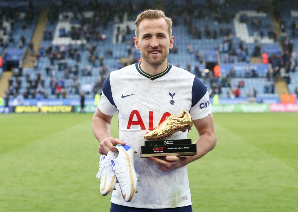 Kane has won the Premier League Golden Boot three times