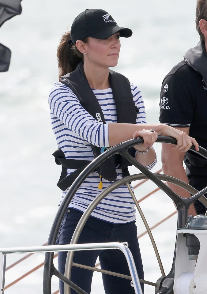 Kate loves sailing, and the kids have reportedly been learning