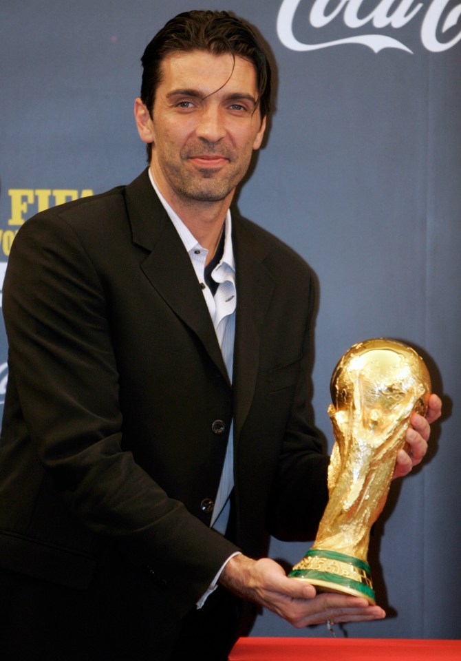 Buffon won the World Cup with Italy in 2006