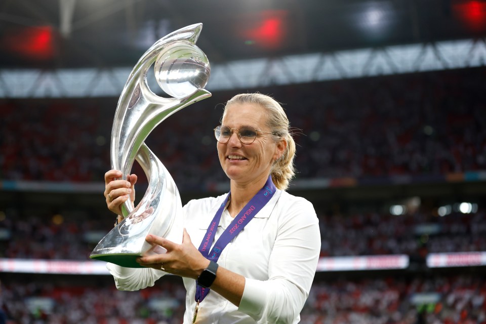 Wiegman led the Lionesses to Euro 2022 success last summer