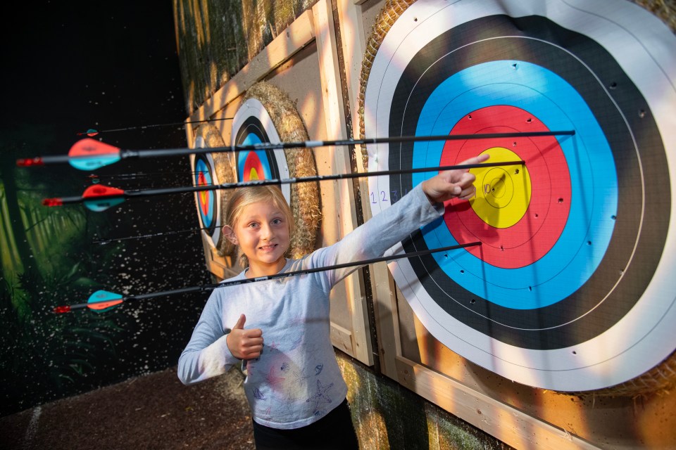 You can also tackle archery on your visit