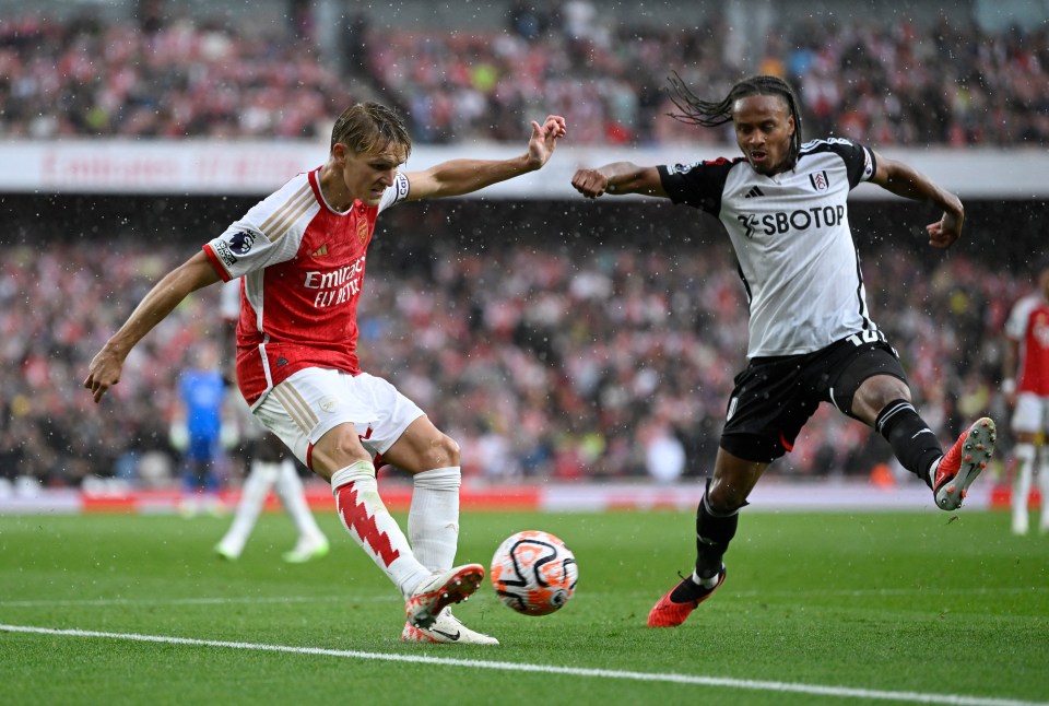 The Arsenal captain's goal before half-time was ruled out by VAR