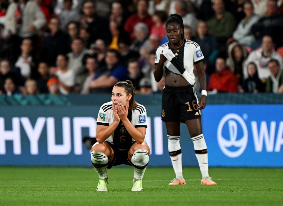 Germany have been dumped out of the Women's World Cup at the group stages