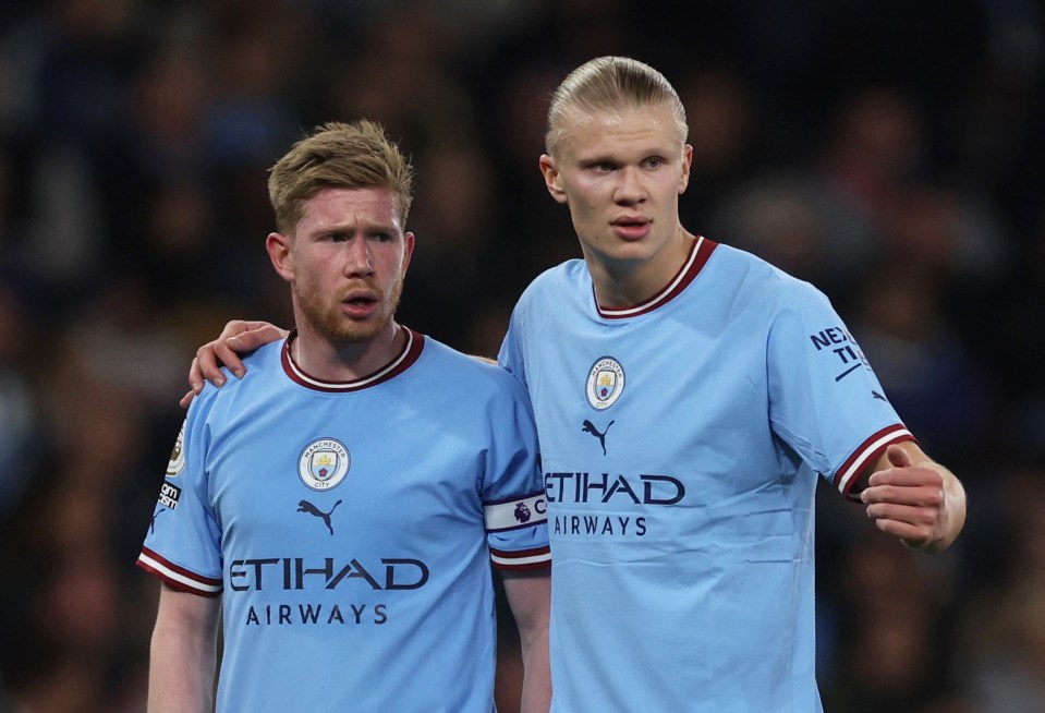 Manchester City duo Erling Haaland and Kevin De Bruyne are both nominated for PFA Players' Player of the Year