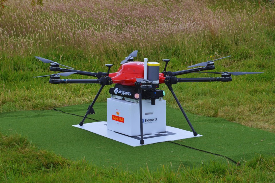 Drones will take on the job of carrying mail over to the islands of Graemsay and Hoy in the Orkneys - avoiding weather disruptions that current deliveries encounter