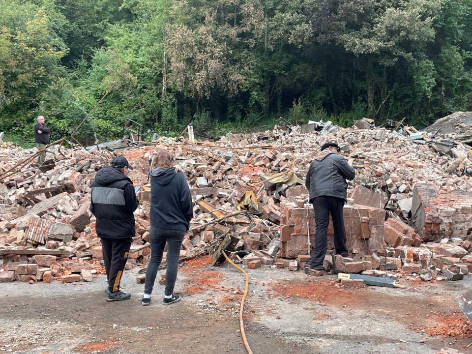 The boozer was demolished two days after it was gutted by fire