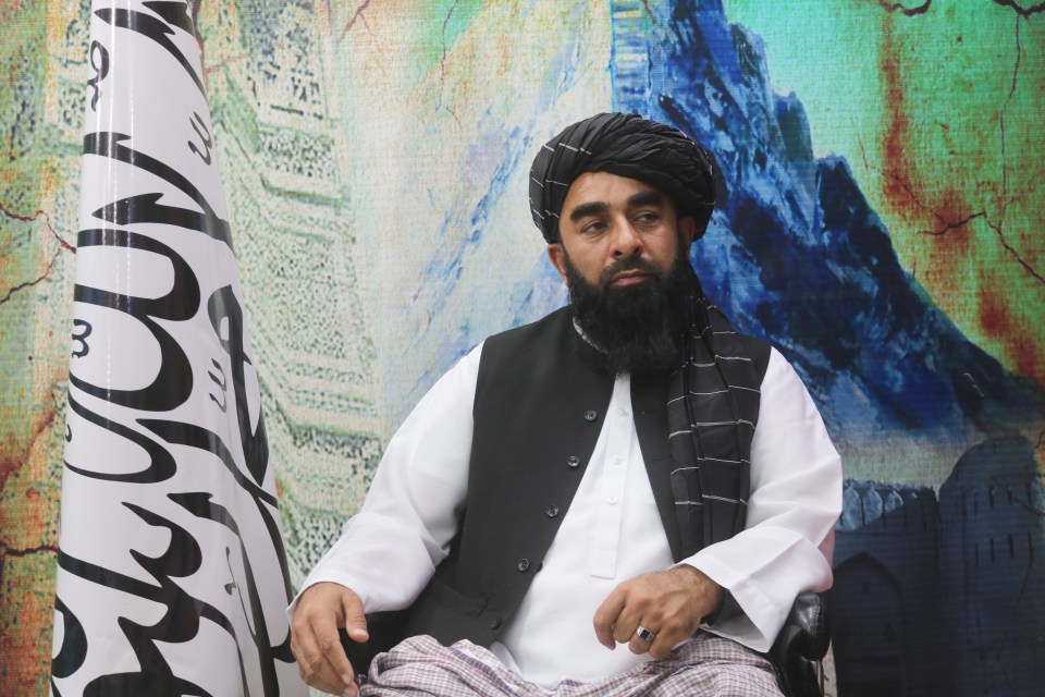 Taliban spokesman Mujahid said: 'An Islamic system is in place and everything is explained from the angle of Sharia [law]'