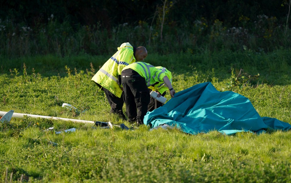 Two gliders have collided over Melton Mowbray