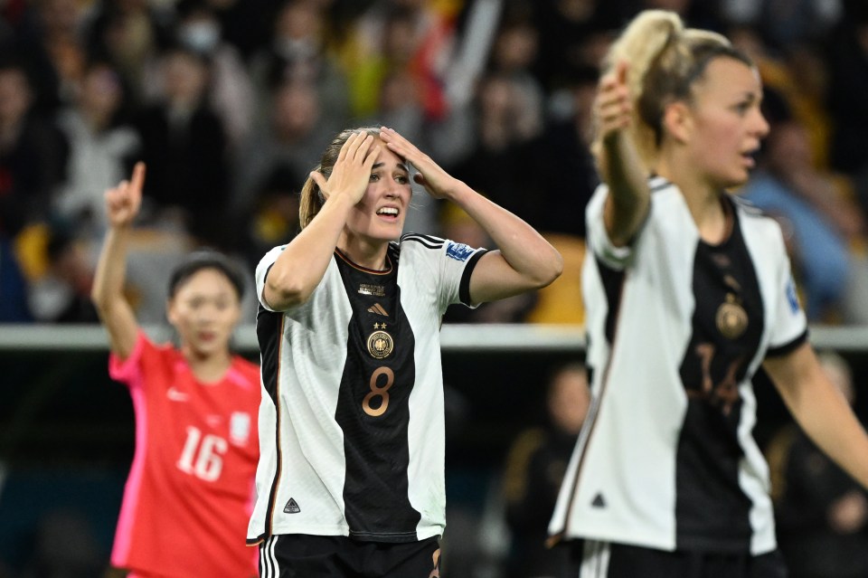 The Germans were held to a 1-1 draw by South Korea, who were already eliminated