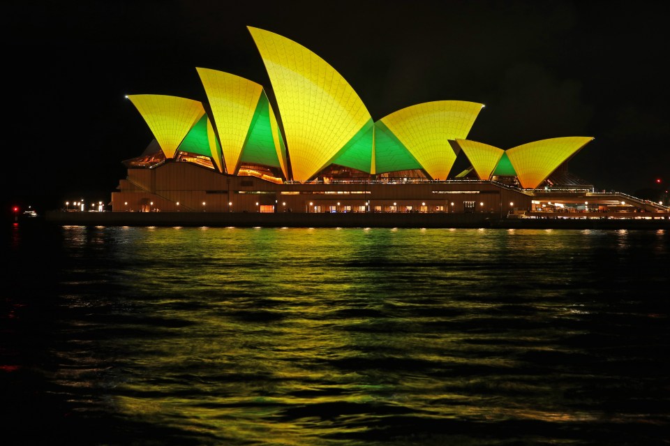 Even the Sydney Opera House is showing its support for the Matildas