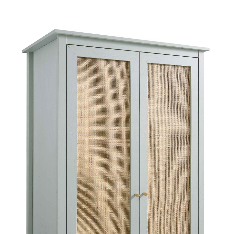 You could grab this spacious Frances rattan double wardrobe for £369.99 from daals.co.uk