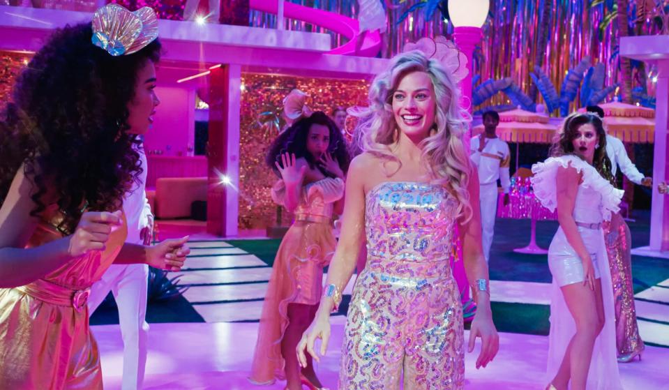 The Barbie film, starring Margot Robbie, also gave a boost to UK cinemas