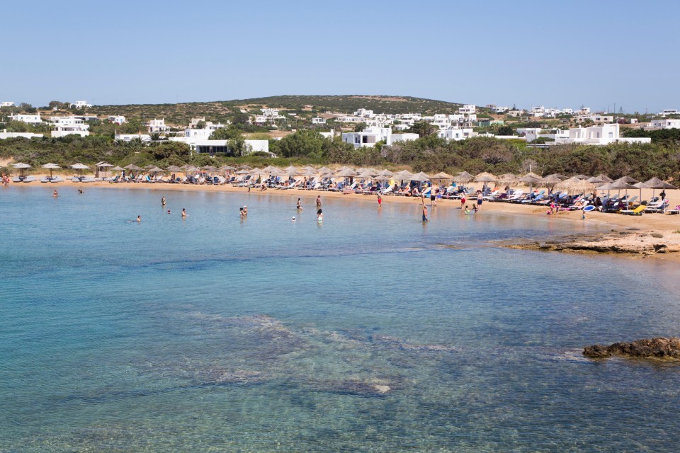 Locals have been protesting against the excessive spread of sunbeds on Santa Maria Beach