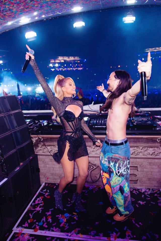 Paris Hilton and Steve Aoki confirm new collab