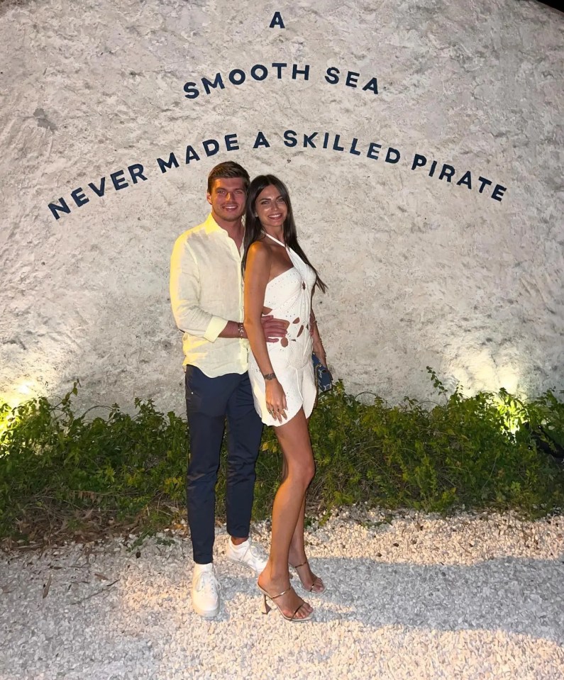 Max Verstappen is on holiday with girlfriend Kelly Piquet