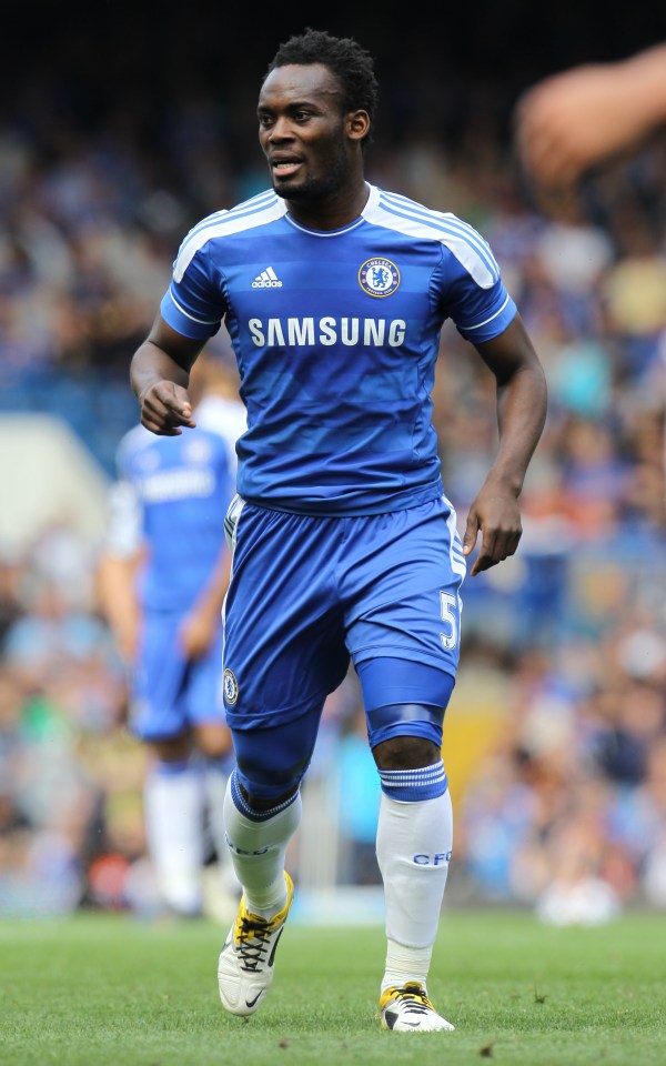 Michael Essien played for Chelsea and Ghana