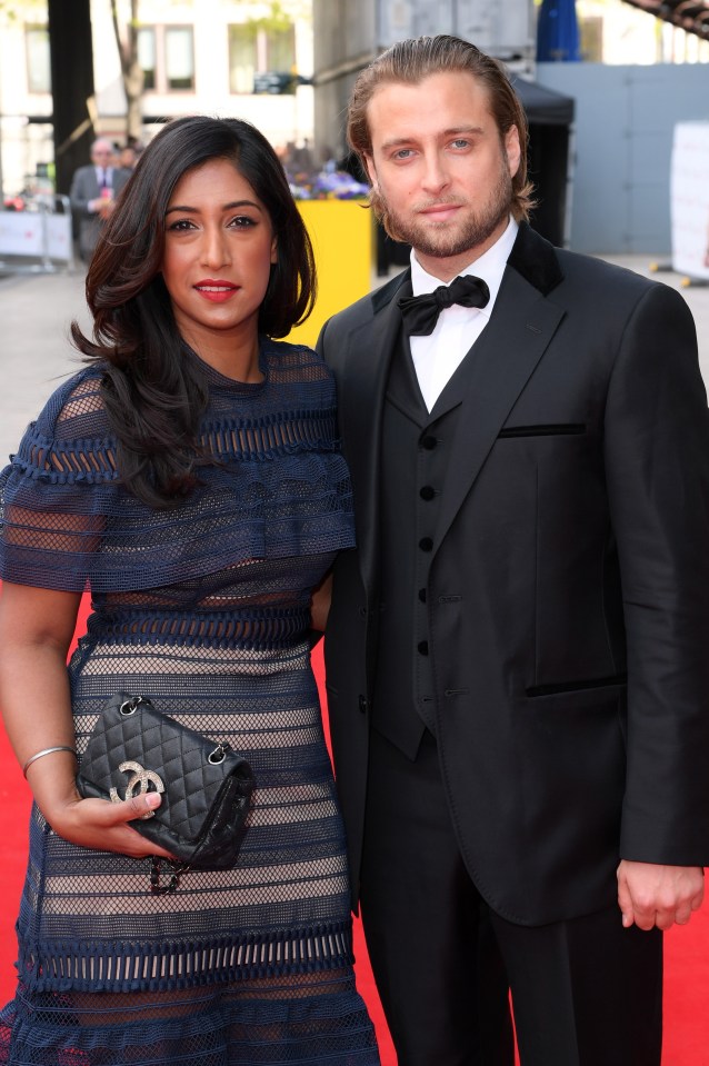 Tina Daheley pictured with her longtime beau Kane William-Smith