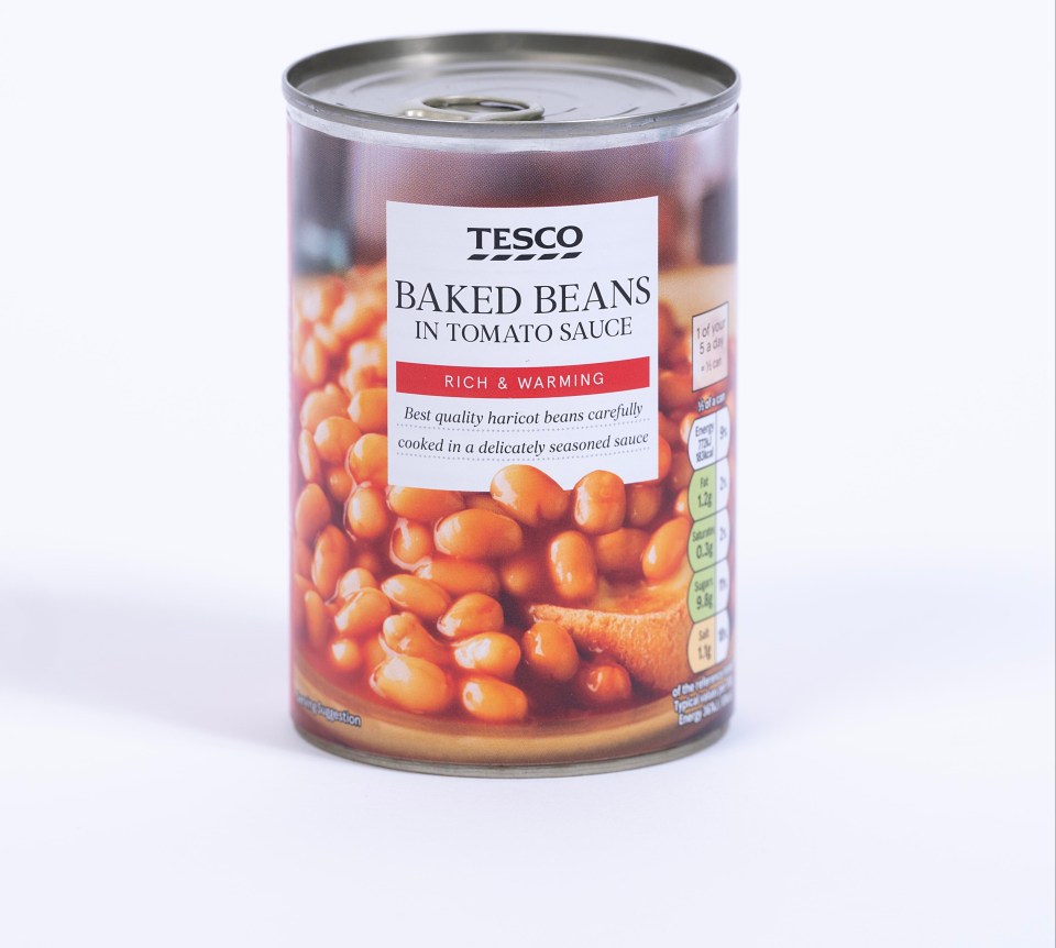 Tesco offering clocked in at only 351 beans as the serving inside the tin looked generous