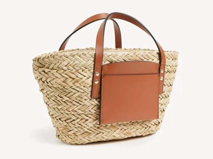 The basket bag says you live your best life all the time and are very laid back