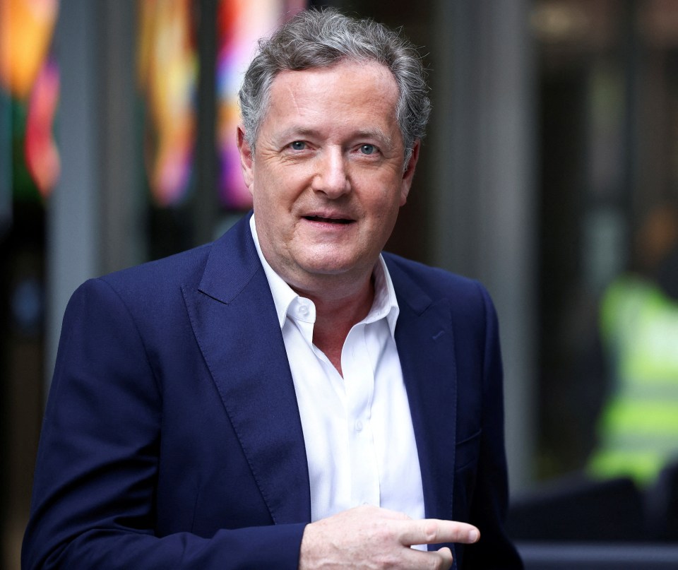 Arsenal fan Piers Morgan was not happy with the decision