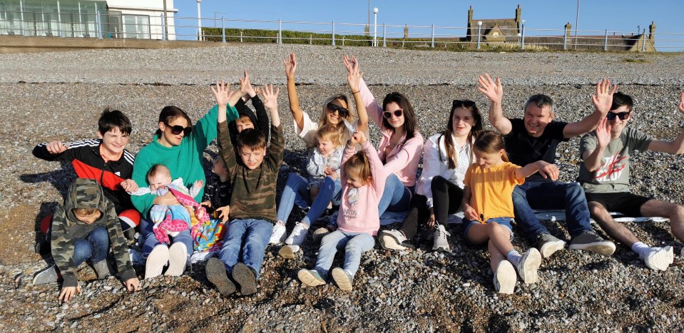 They also enjoy regular trips down to the stony beach