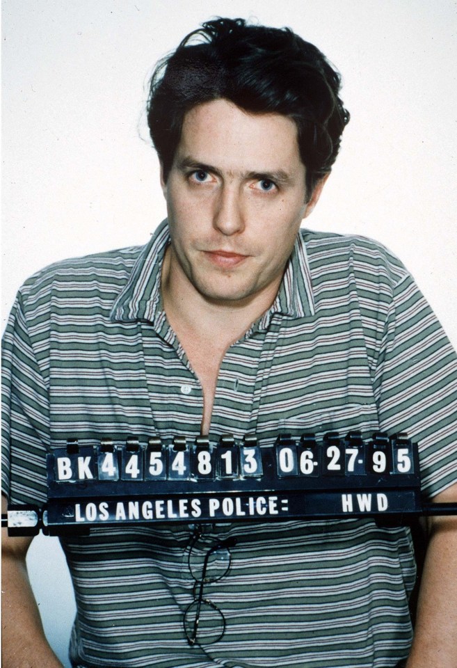 Actor Hugh Grant was arrested in 1995 for an indiscretion with a sex worker