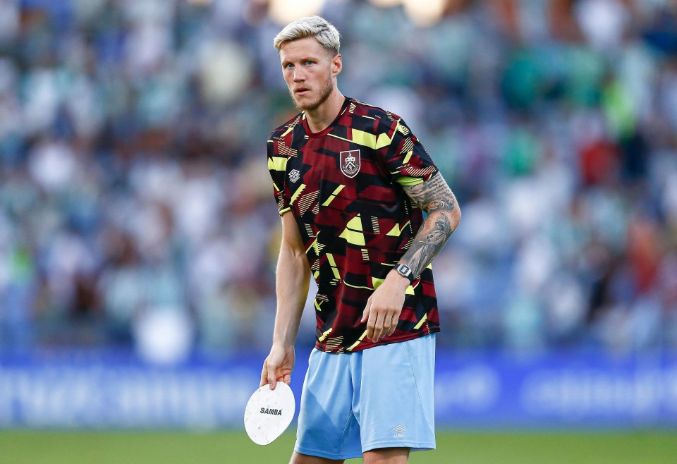 Wout Weghorst has been in pre-season action for Burnley