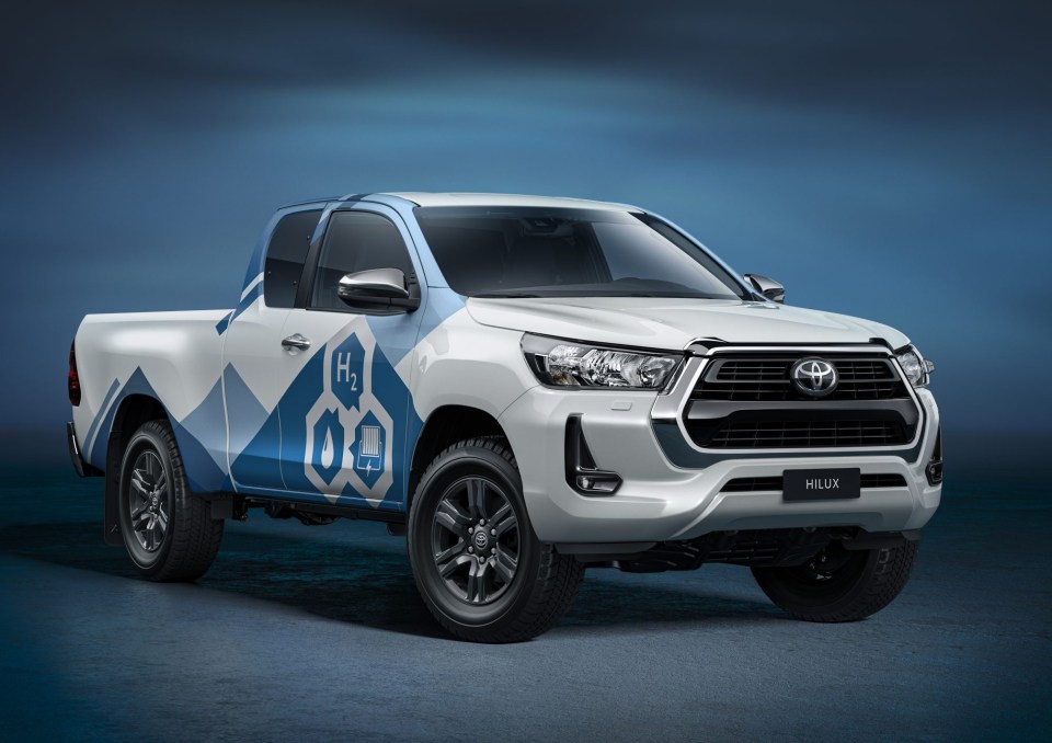 Toyota is transplanting the hydrogen fuel cell from a Mirai saloon into a Hilux pick-up truck