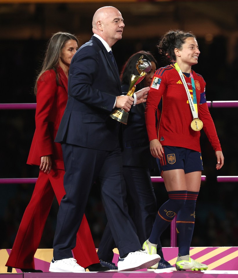 Gianni Infantino was slammed for his outfit at the Women's World Cup final