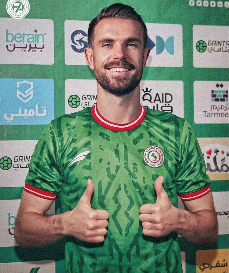 Jordan Henderson joined Al-Ettifaq from Liverpool in July